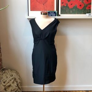 Nicole Miller Artelier black body-con LBD, size 8